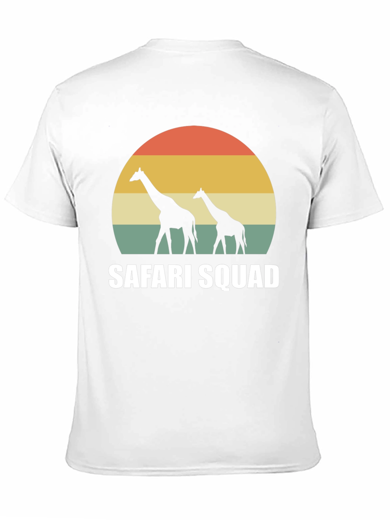 Safari Squad Giraffe Sunset Graphic T-Shirt