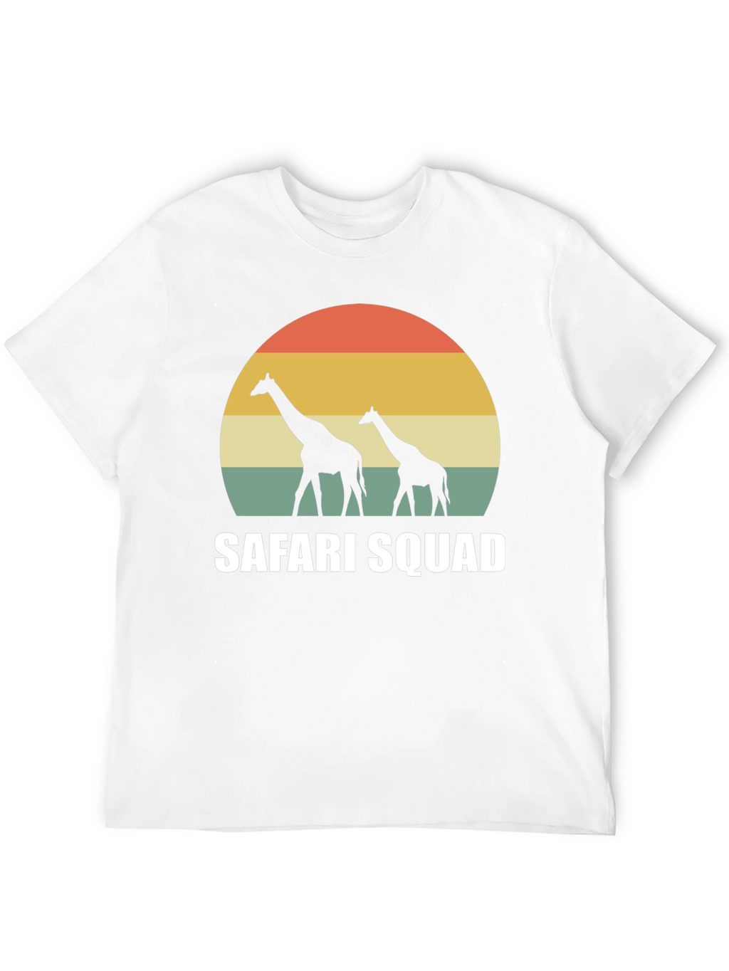 Safari Squad Giraffe Sunset Graphic T-Shirt