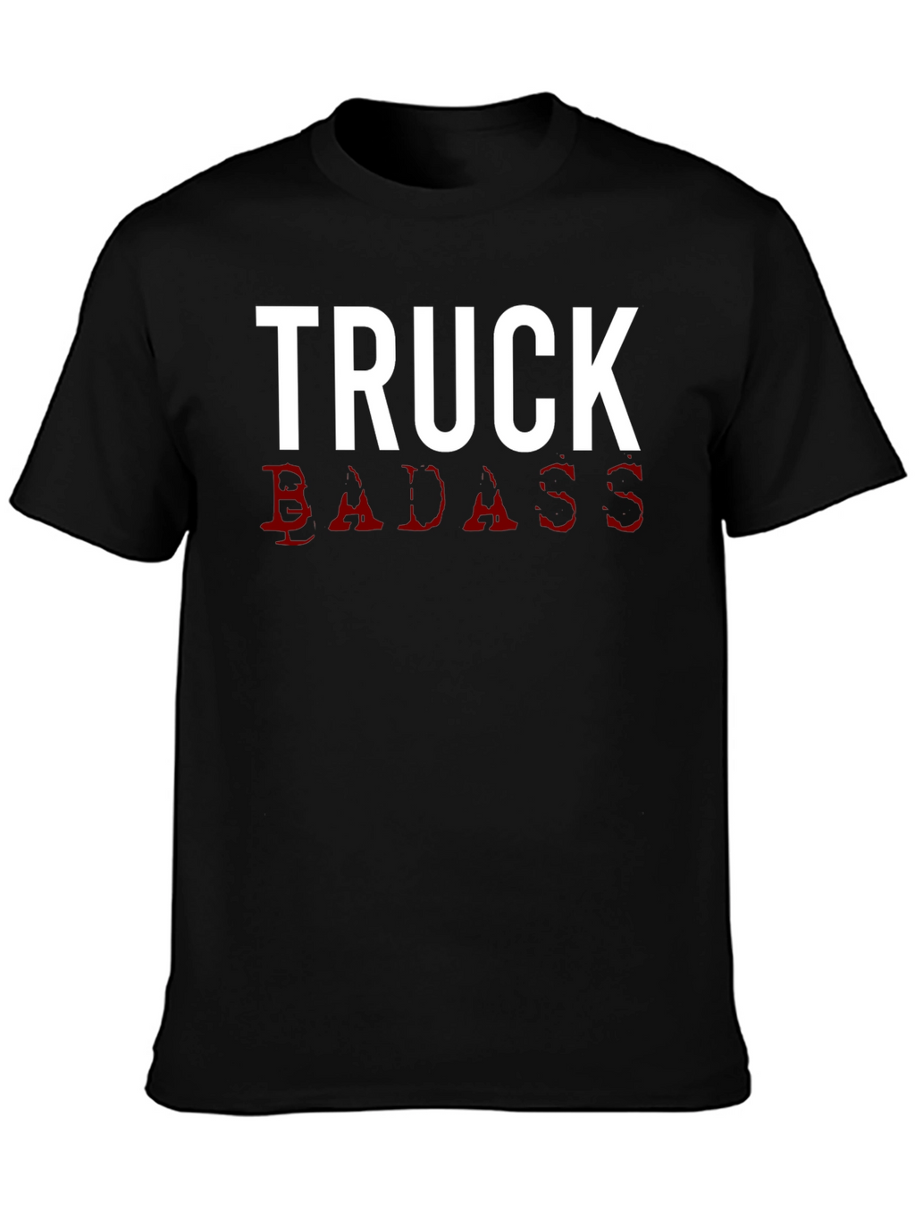 Truck Badass Graphic Tee - Mens Black T-Shirt