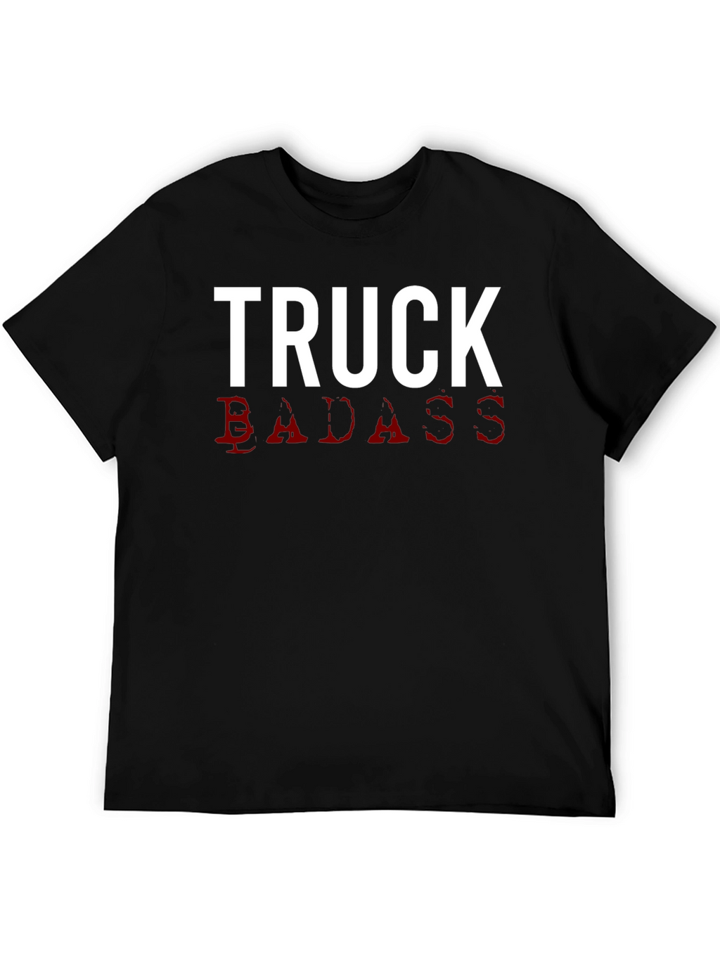 Truck Badass Graphic Tee - Mens Black T-Shirt