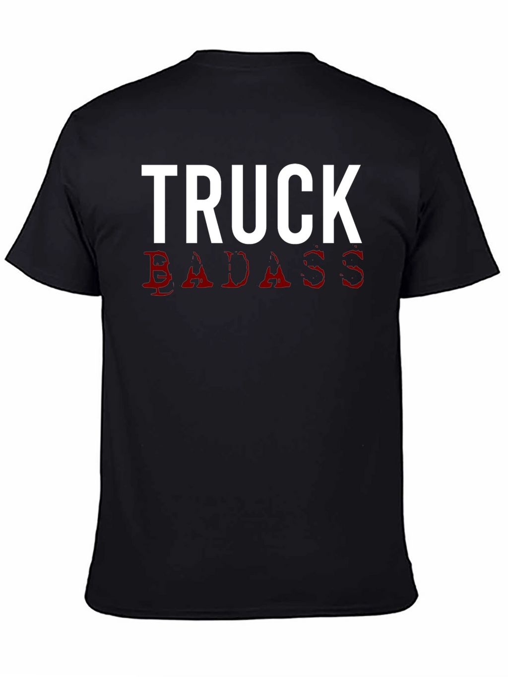 Truck Badass Graphic Tee - Mens Black T-Shirt
