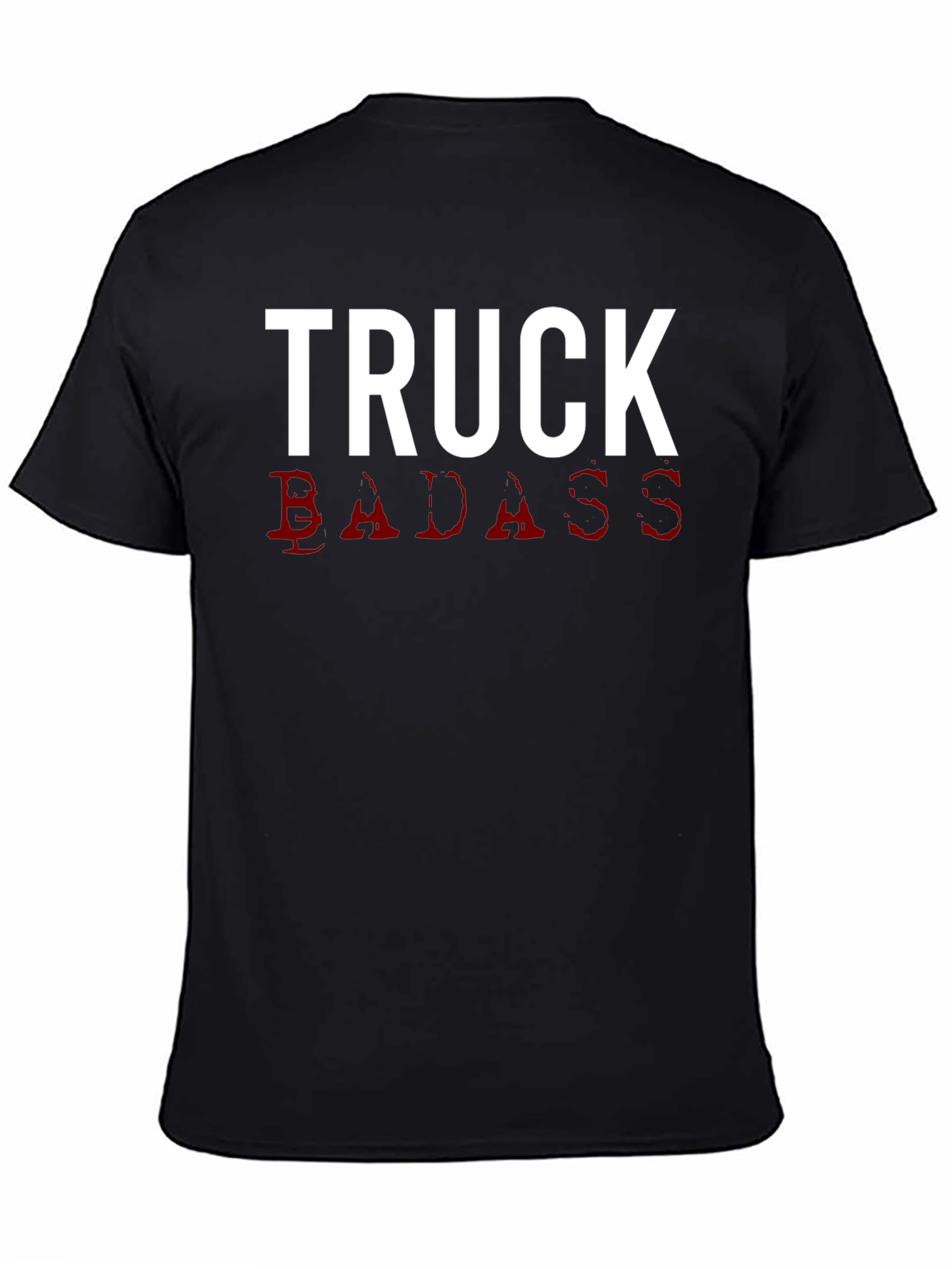 Truck Badass Graphic Tee - Mens Black T-Shirt