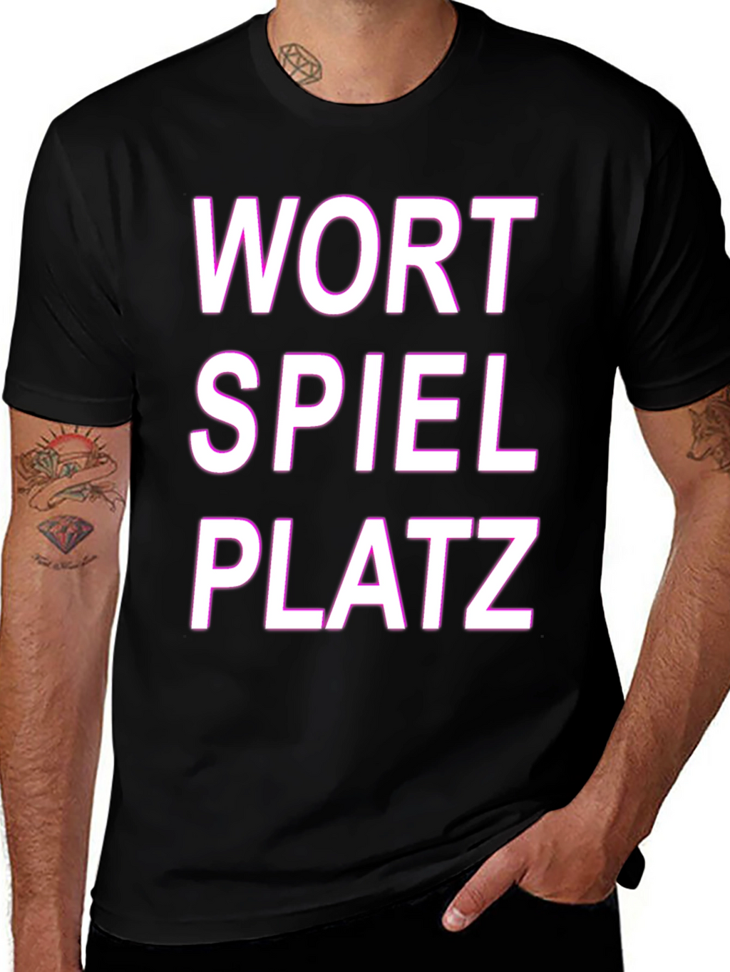 Wortspielplatz Graphic Tee - German Wordplay T-Shirt