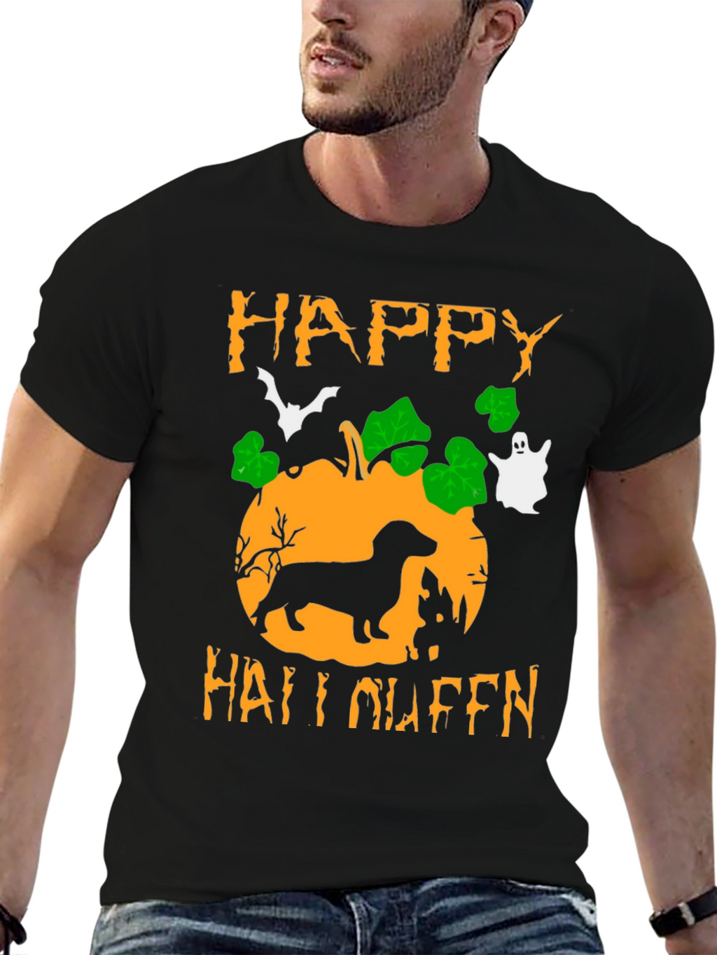 Happy Hallo-ween Dachshund T-Shirt