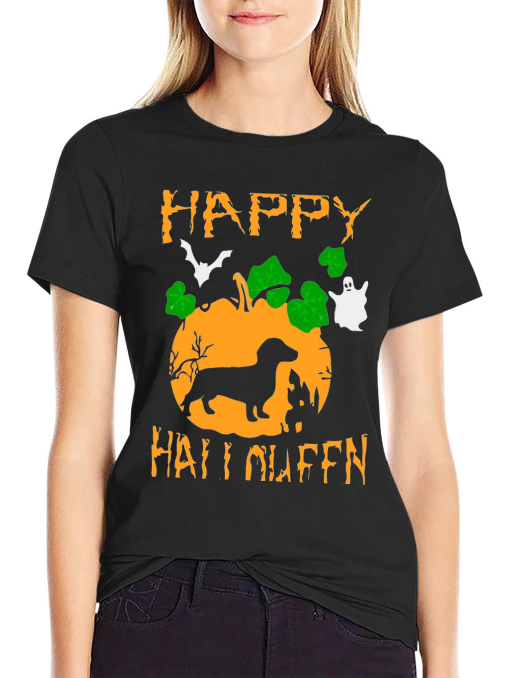 Happy Hallo-ween Dachshund T-Shirt