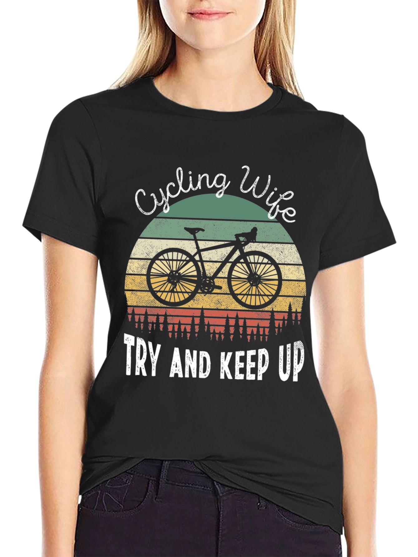 Cycling Wife Graphic T-Shirt