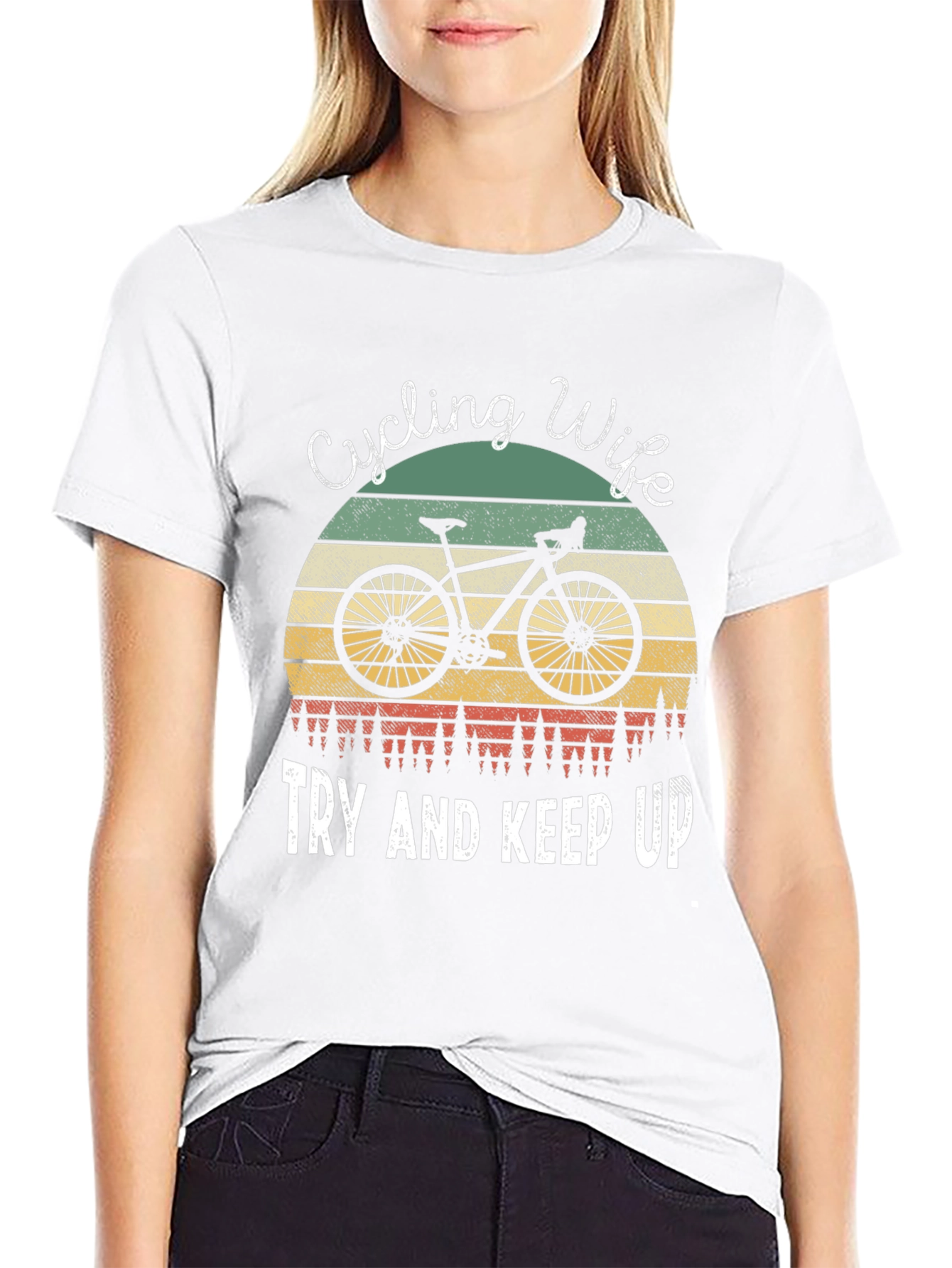 Cycling Wife Graphic T-Shirt