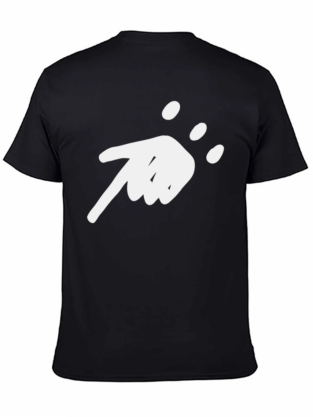 Abstract Pointing Hand Graphic T-Shirt