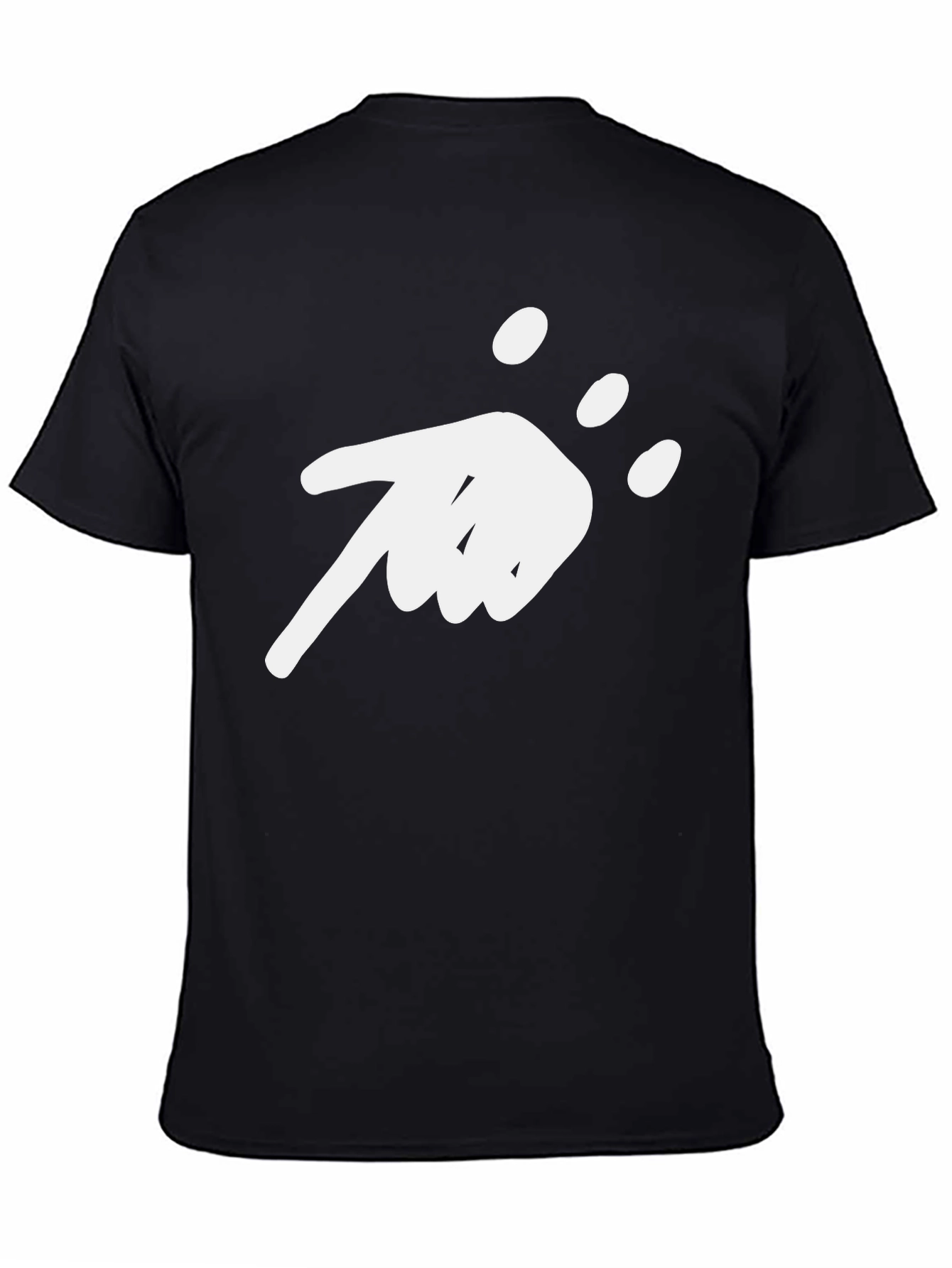 Abstract Pointing Hand Graphic T-Shirt