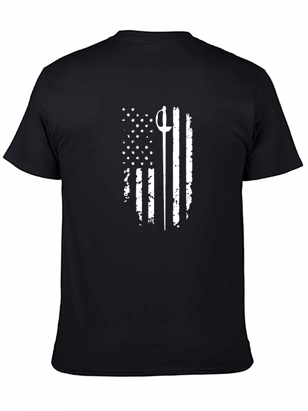 Fencing USA Flag Graphic Tee