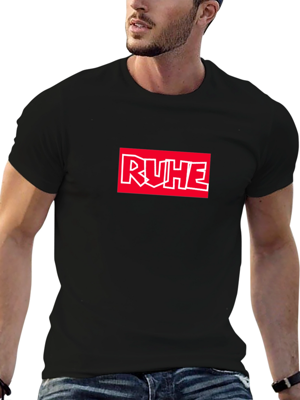 RUHE Graphic Tee - Bold Streetwear Style