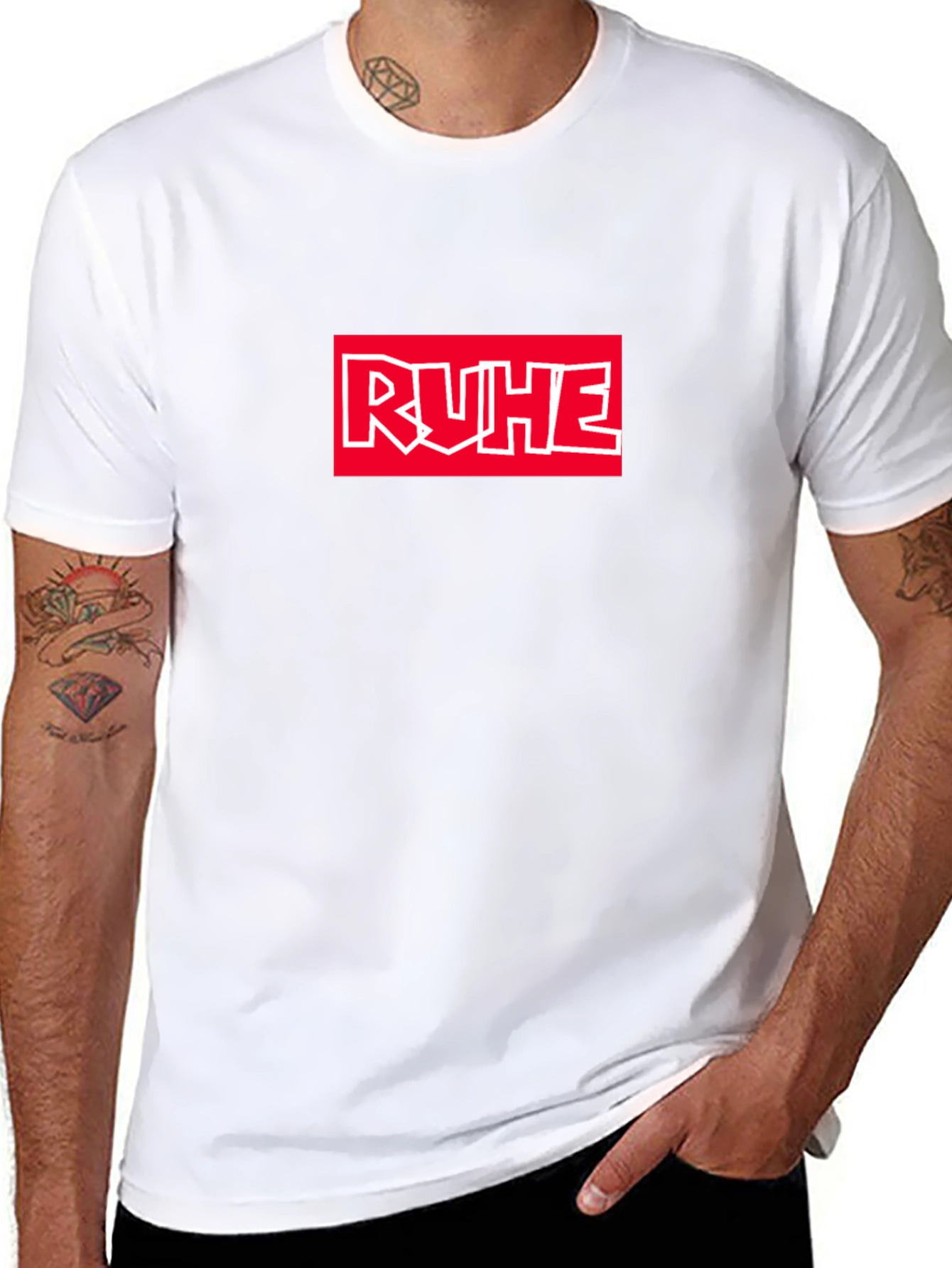 RUHE Graphic Tee - Bold Streetwear Style