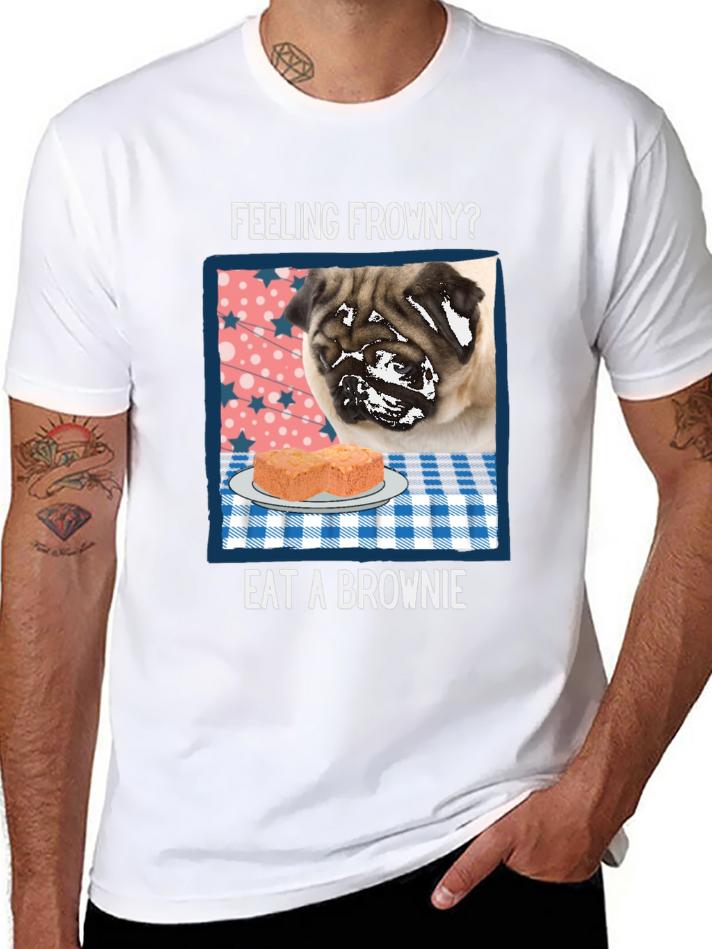 Feeling Frowny? Eat a Brownie T-Shirt