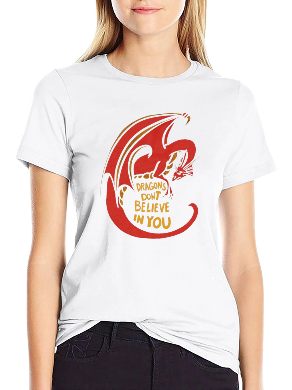 Dragon Graphic T-Shirt - Dragons Dont Believe In You