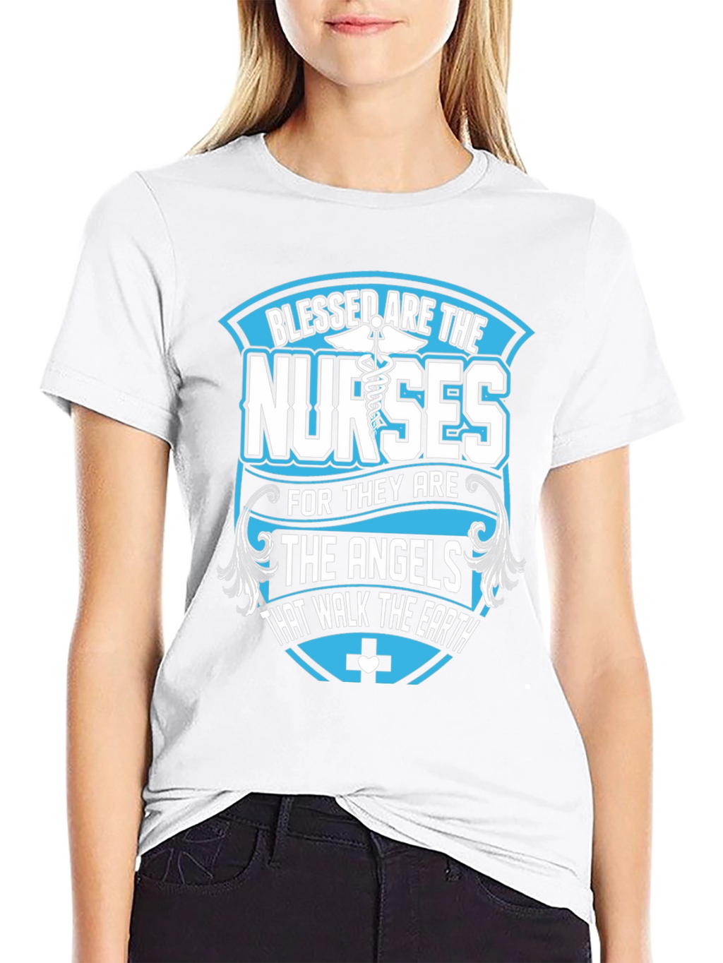Blessed Nurses T-Shirt - Angelic Healthcare Apparel