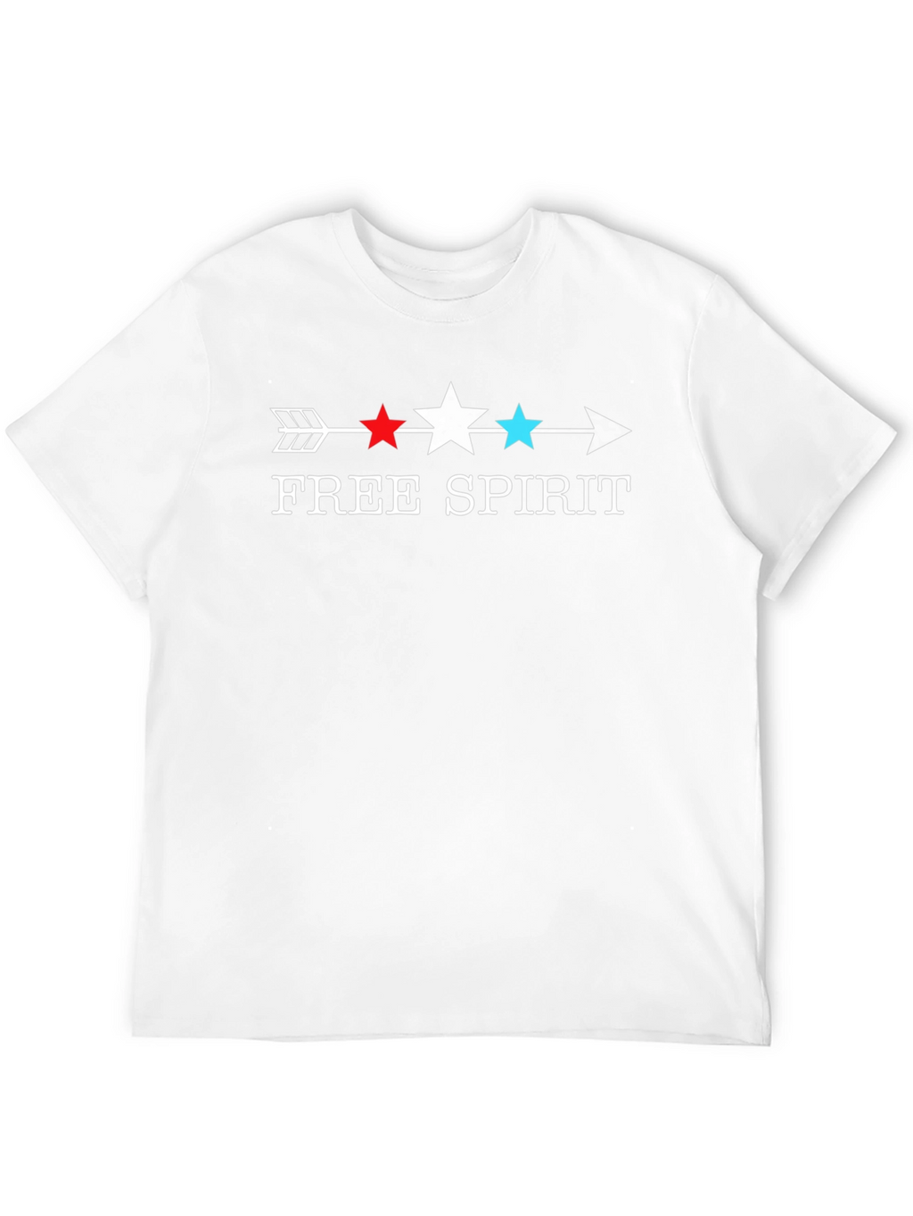 Free Spirit Arrow T-Shirt - Patriotic Design