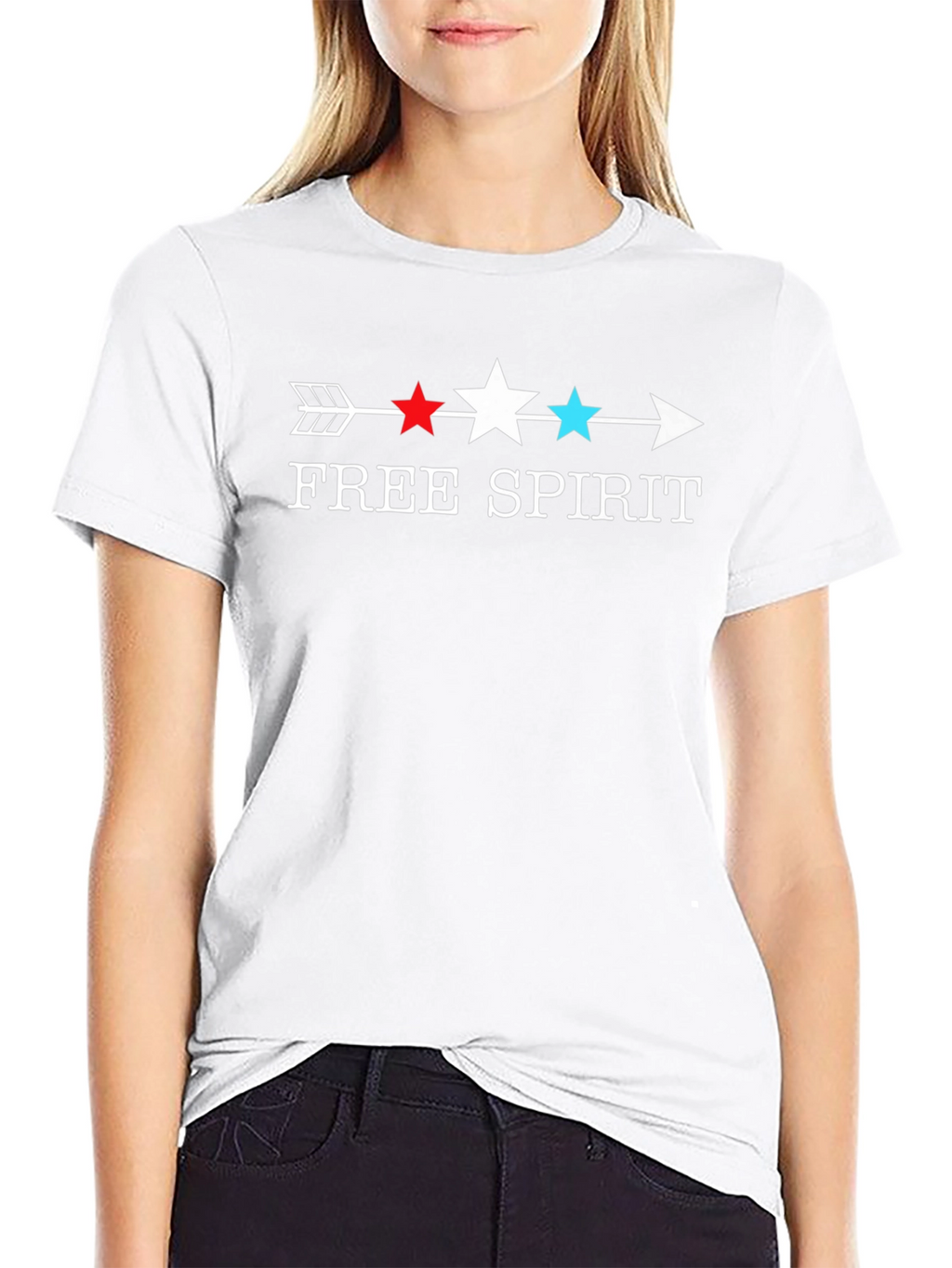 Free Spirit Arrow T-Shirt - Patriotic Design