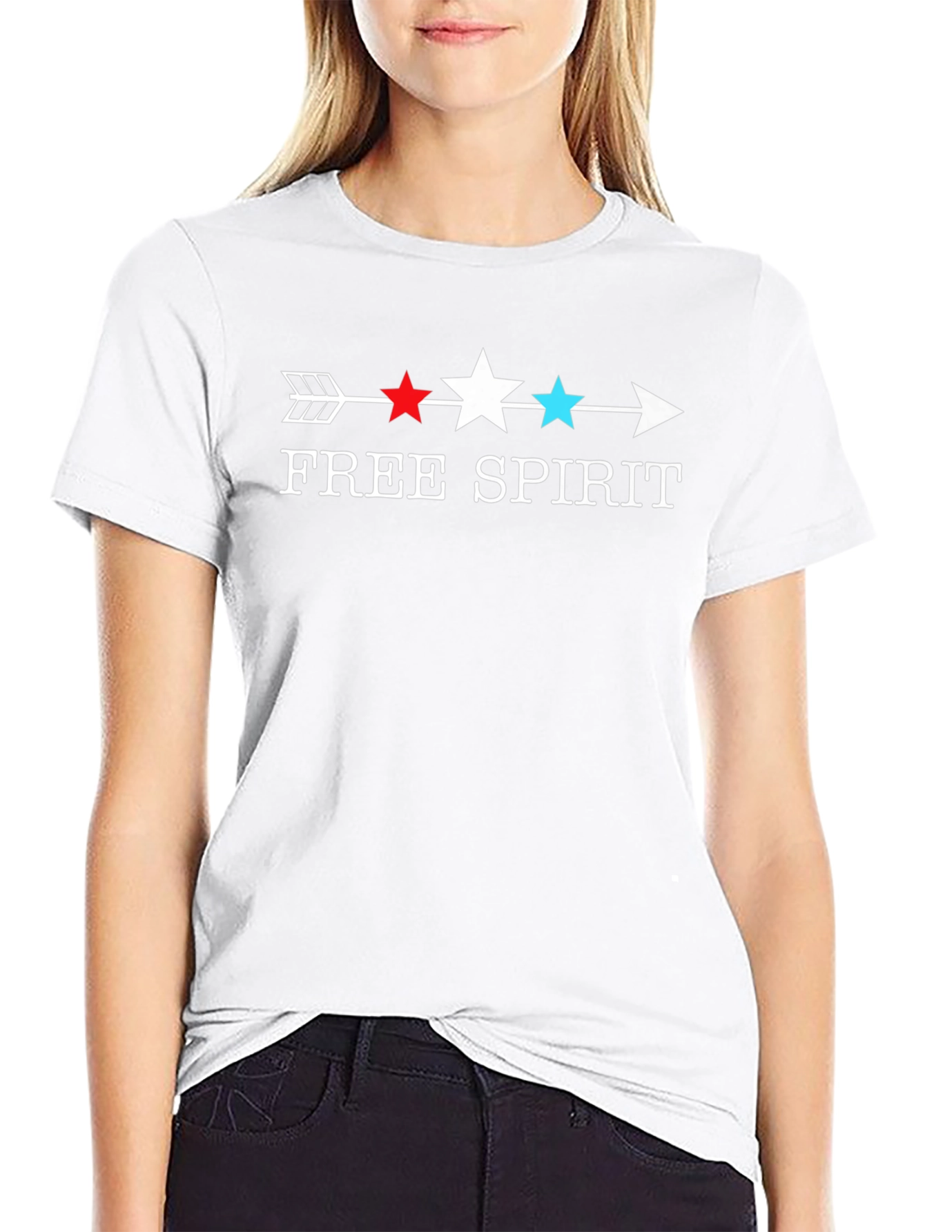 Free Spirit Arrow T-Shirt - Patriotic Design