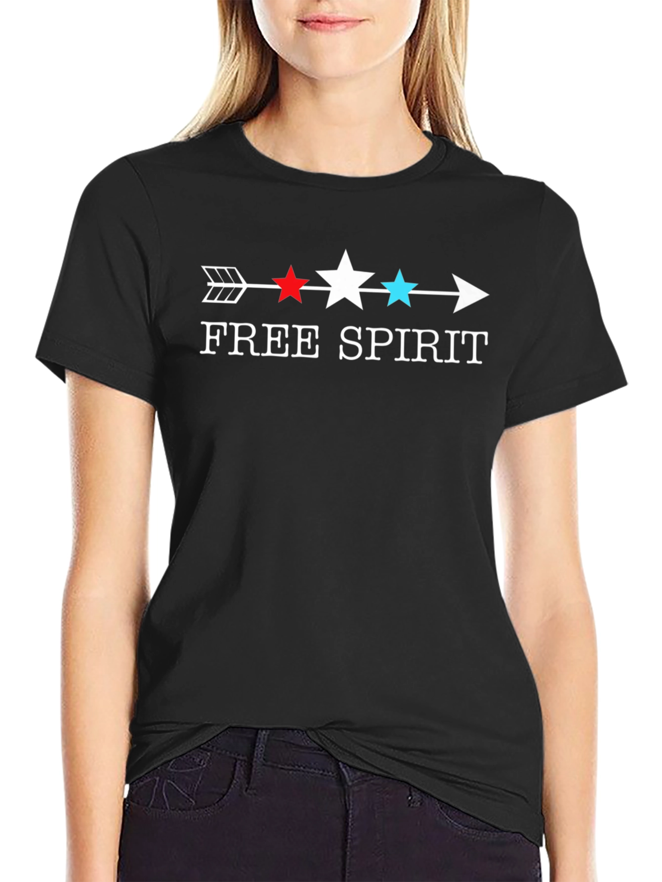 Free Spirit Arrow T-Shirt - Patriotic Design