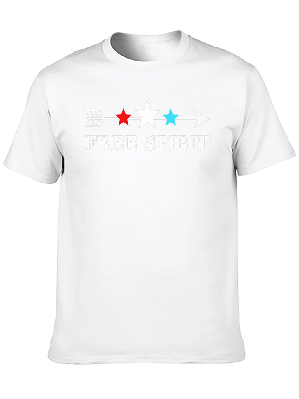 Free Spirit Arrow T-Shirt - Patriotic Design