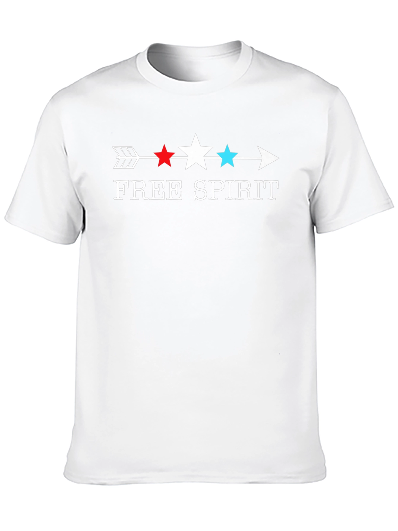 Free Spirit Arrow T-Shirt - Patriotic Design