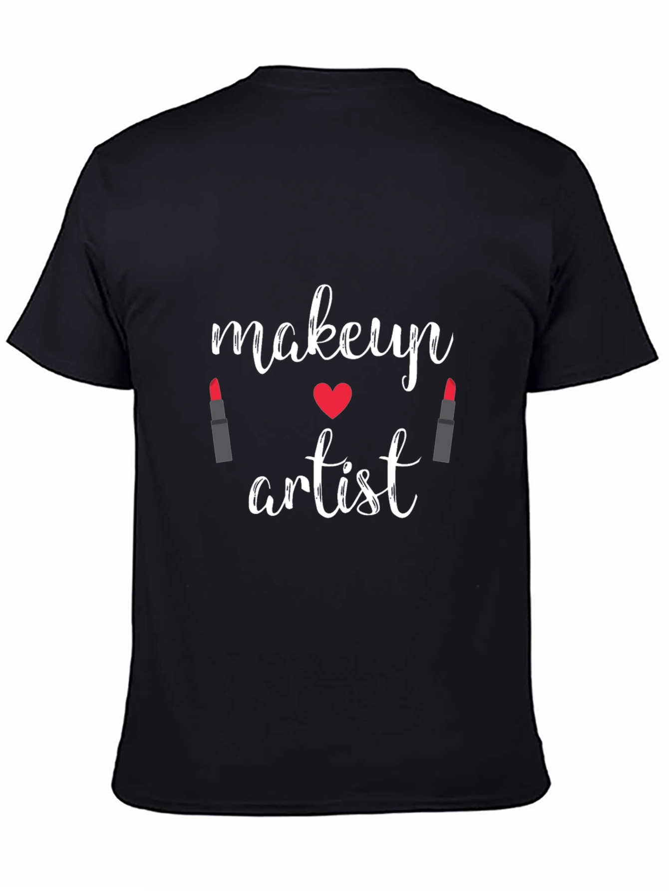 Makeup Artist T-Shirt - Black Crew Neck