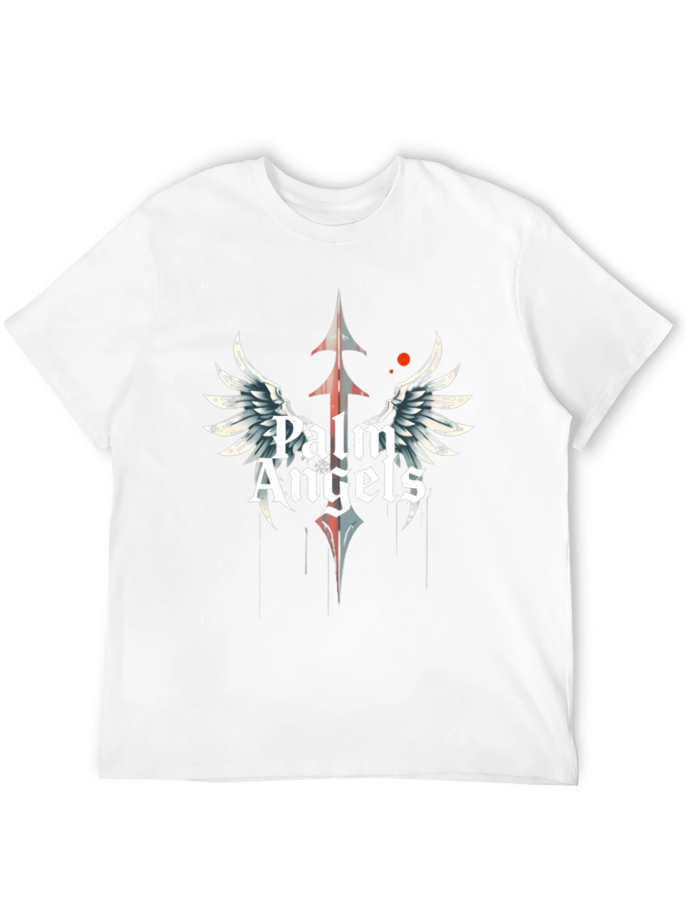 Palm Angels Black Graphic Tee
