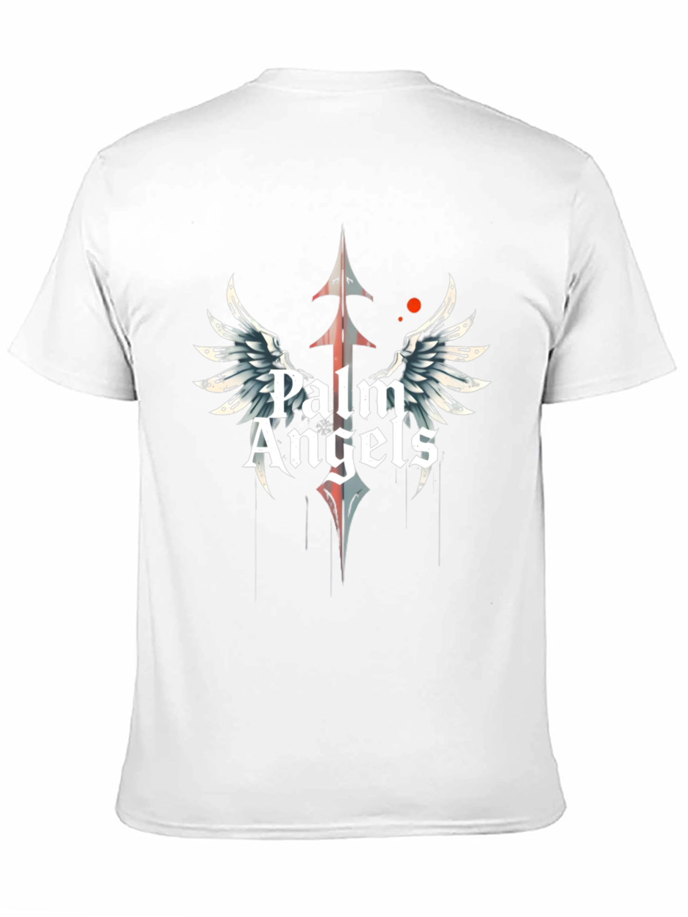 Palm Angels Black Graphic Tee