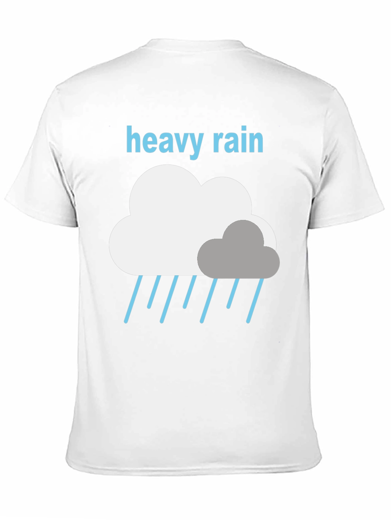Heavy Rain Graphic Tee - Weather Lovers T-Shirt