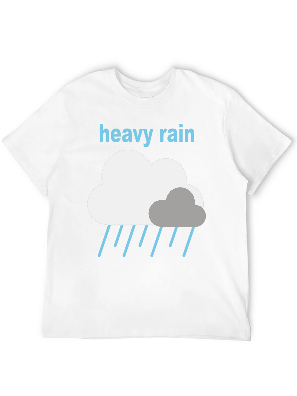 Heavy Rain Graphic Tee - Weather Lovers T-Shirt