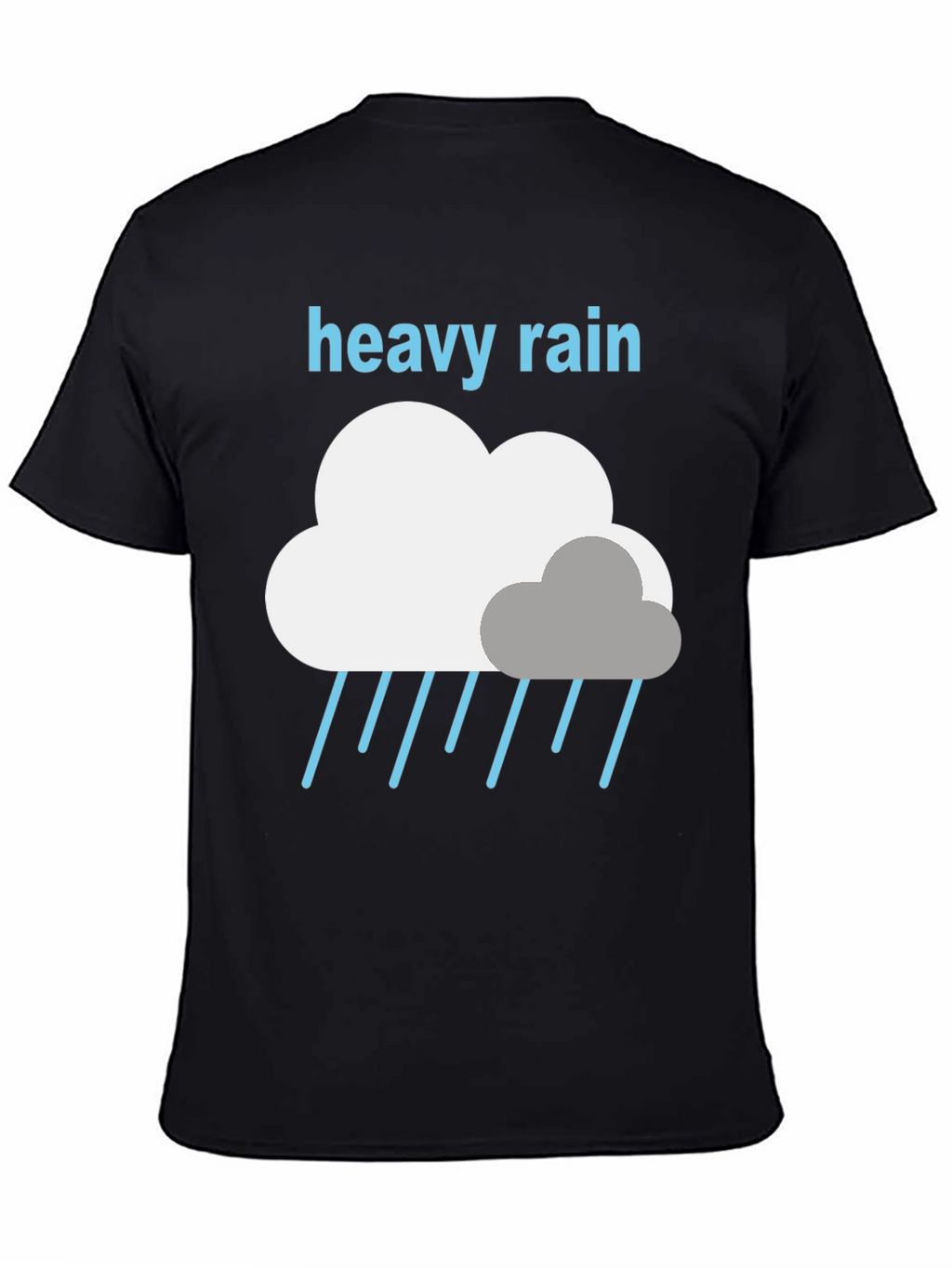 Heavy Rain Graphic Tee - Weather Lovers T-Shirt