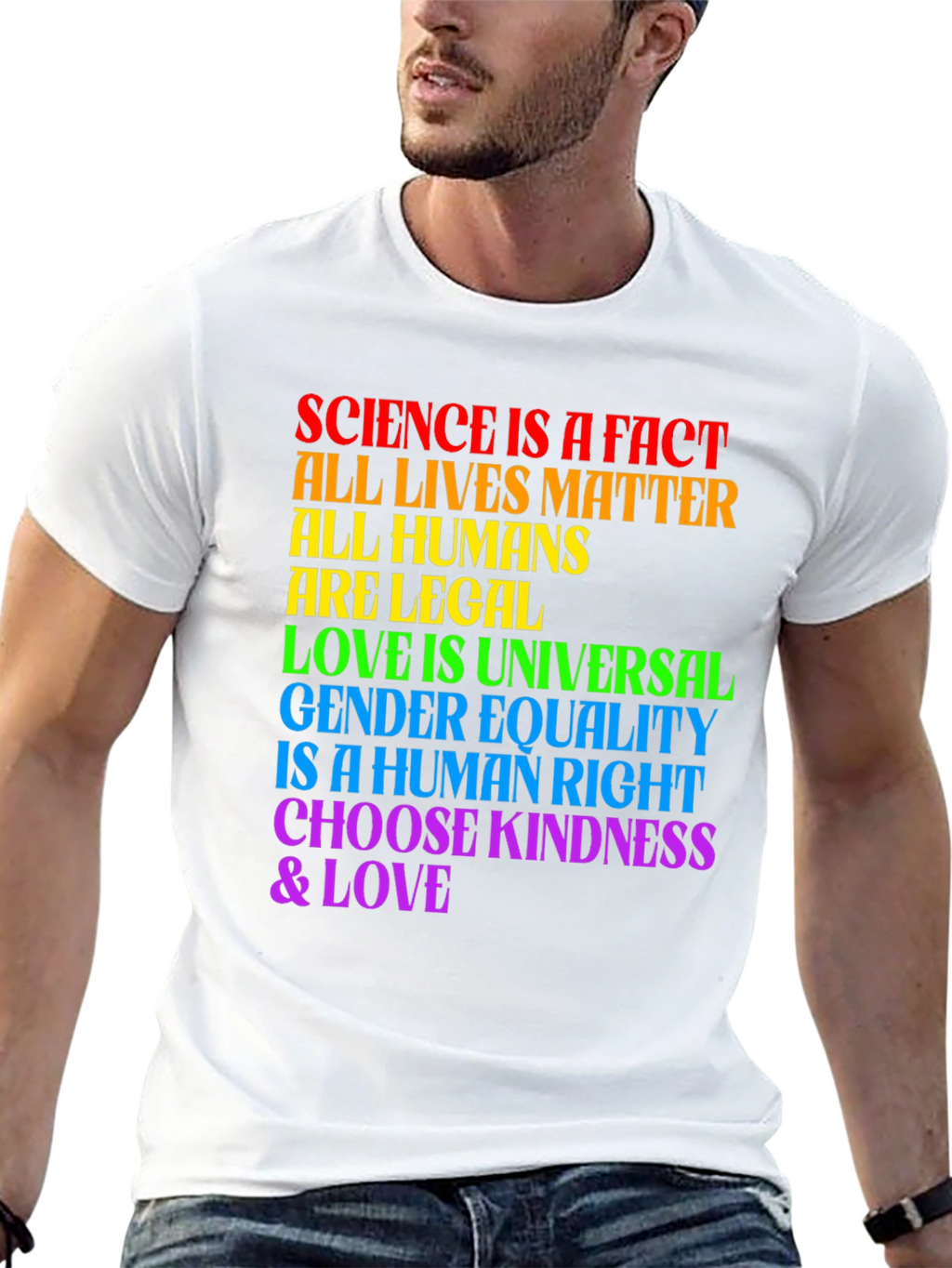 Inclusivity T-Shirt: Science Love Equality