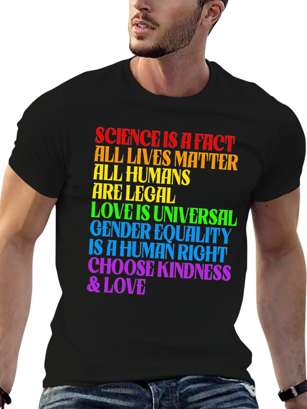 Inclusivity T-Shirt: Science Love Equality