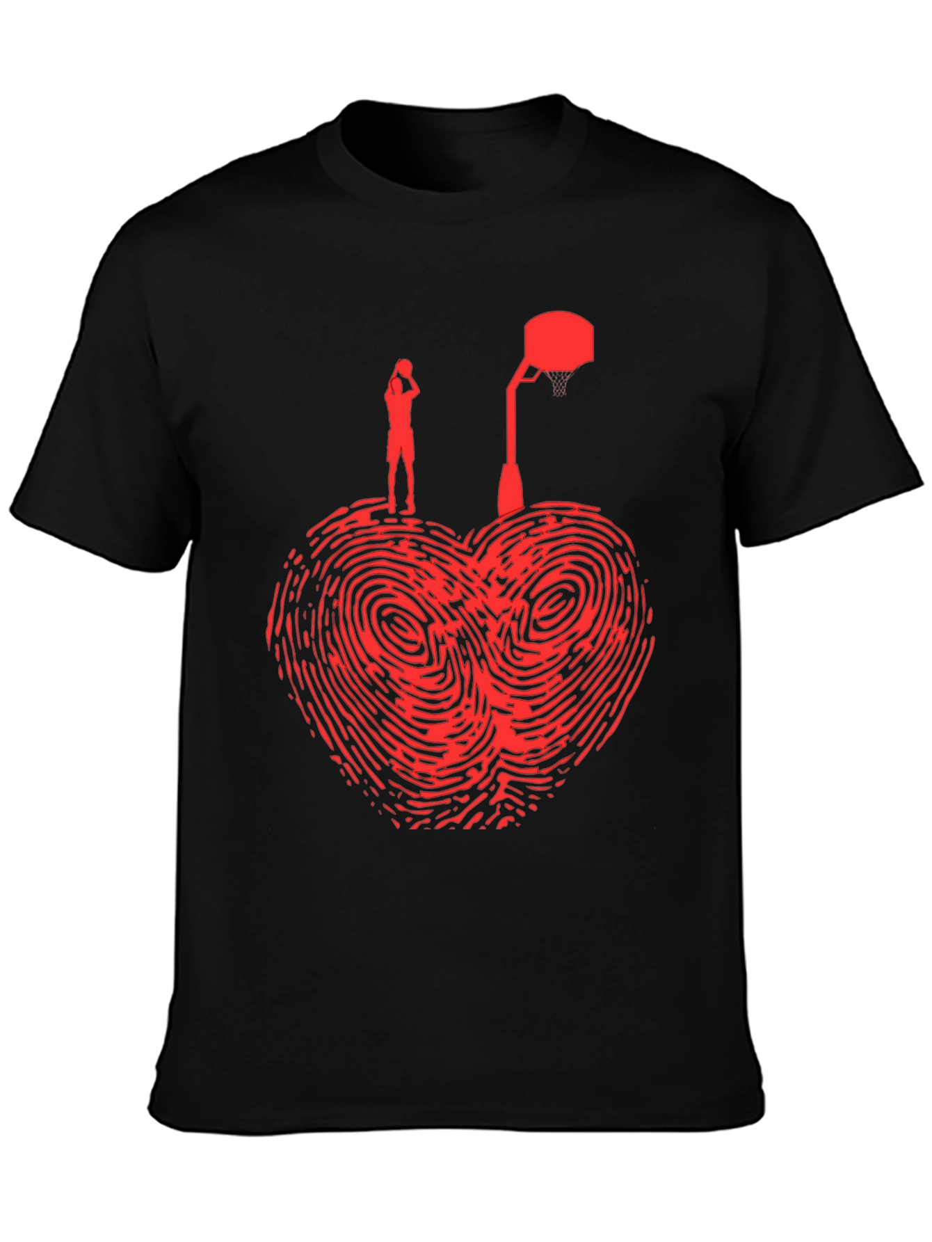 Heart Basketball Graphic Tee