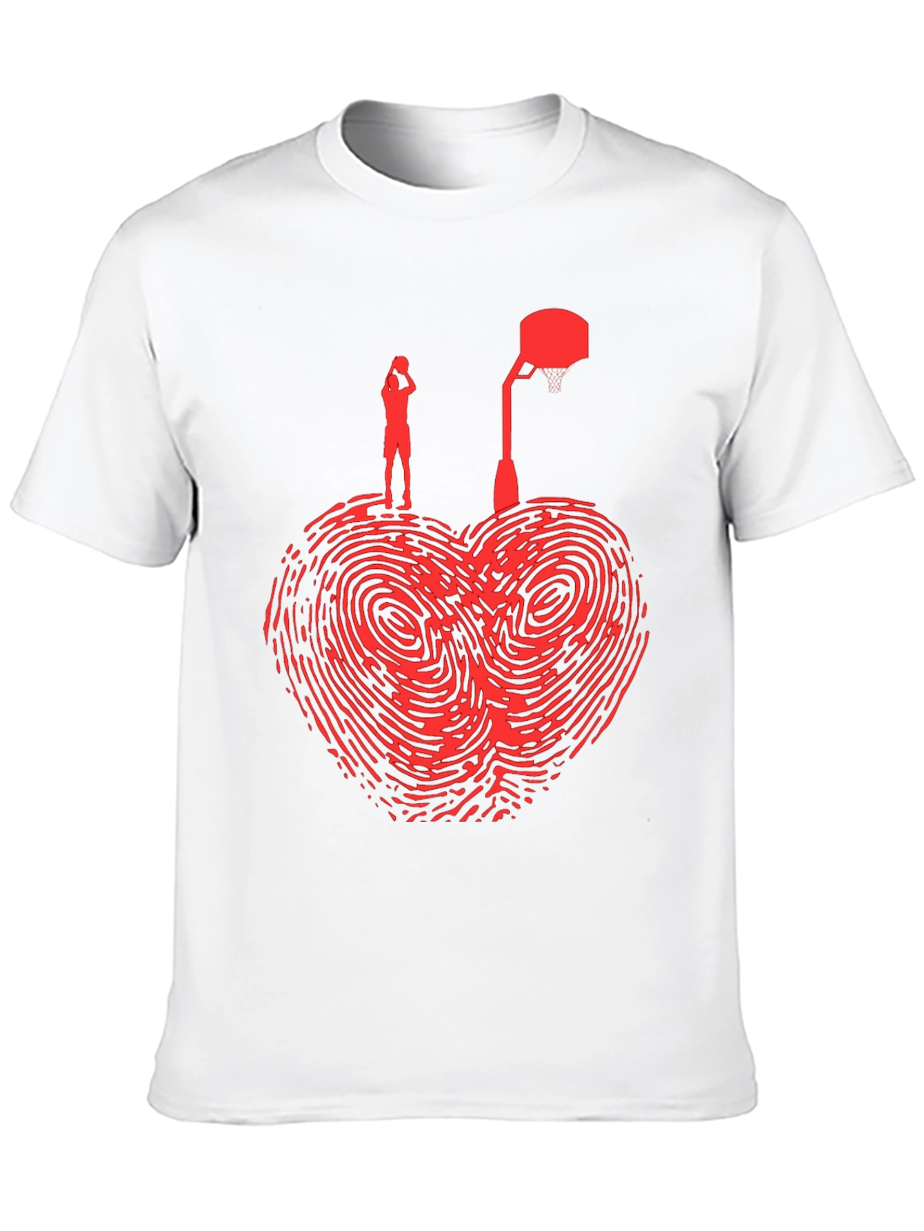 Heart Basketball Graphic Tee