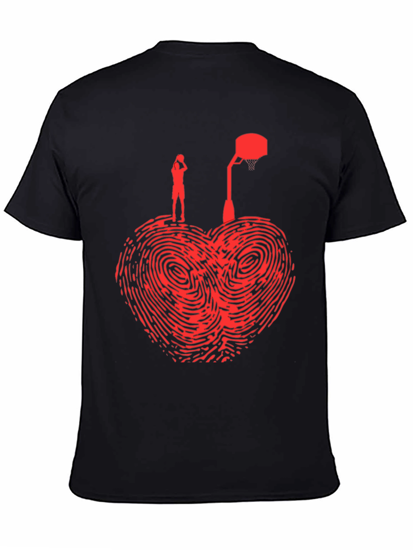 Heart Basketball Graphic Tee