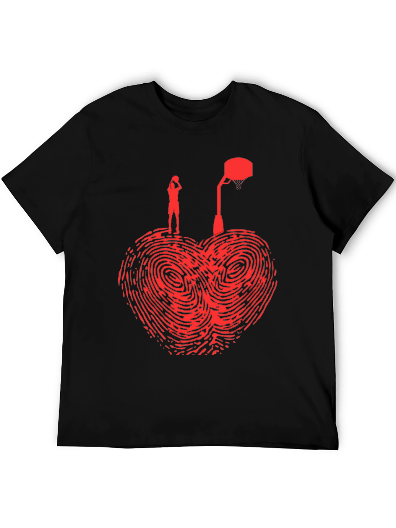 Heart Basketball Graphic Tee