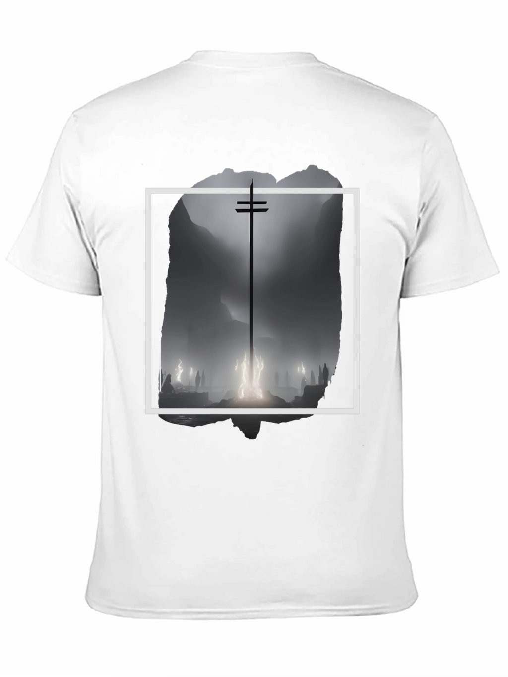Mystic Silhouette Graphic Tee - Black