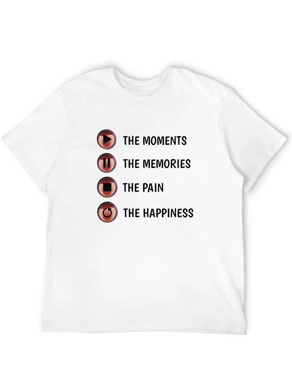 Moments Memories Pain Happiness Graphic Tee