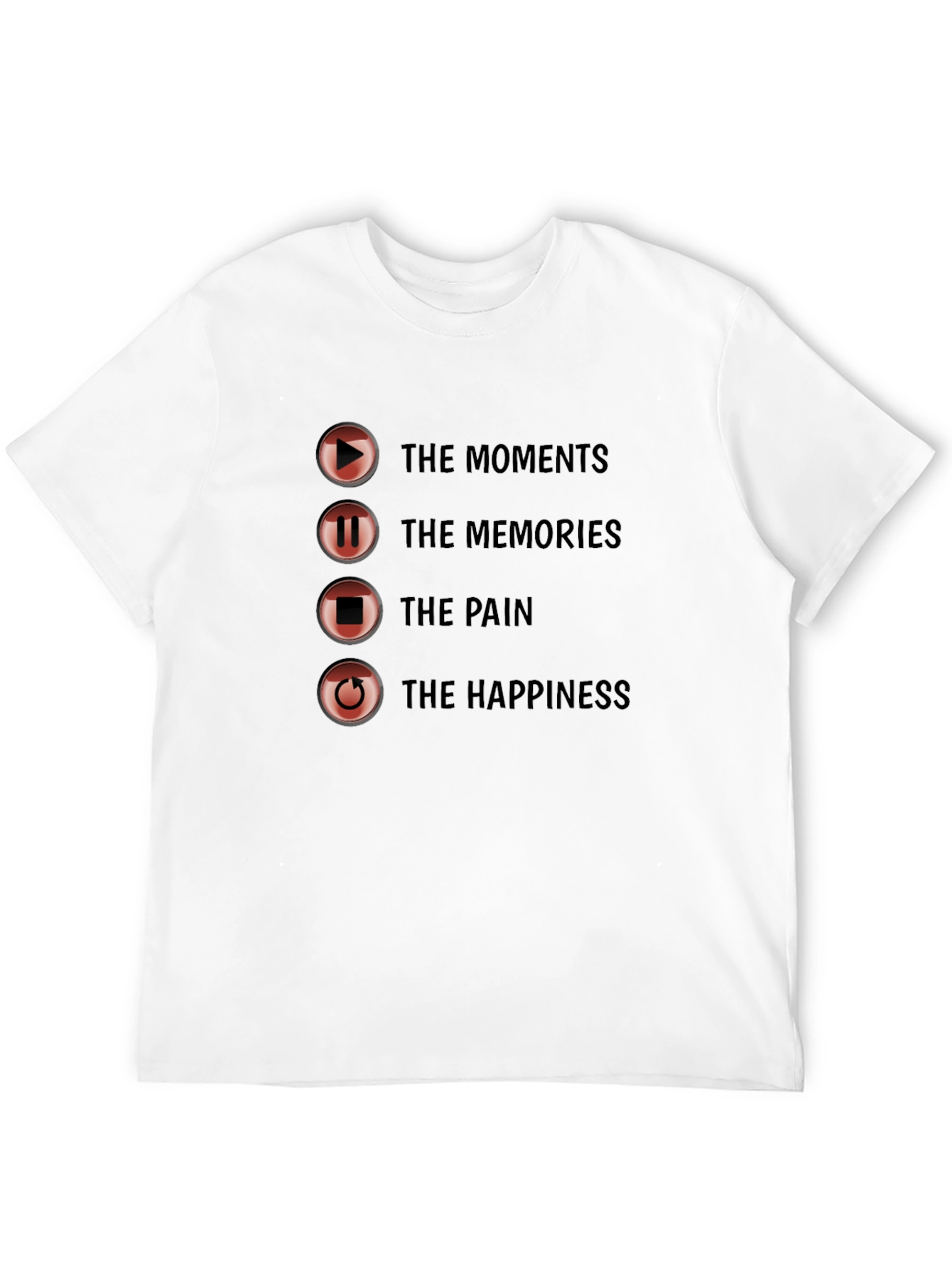 Moments Memories Pain Happiness Graphic Tee