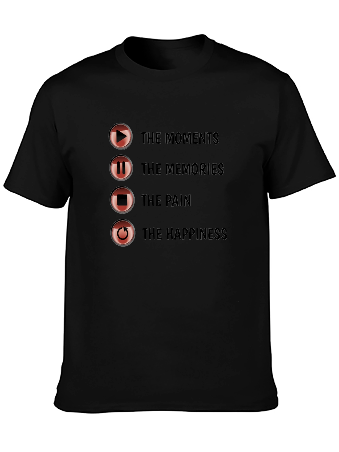 Moments Memories Pain Happiness Graphic Tee