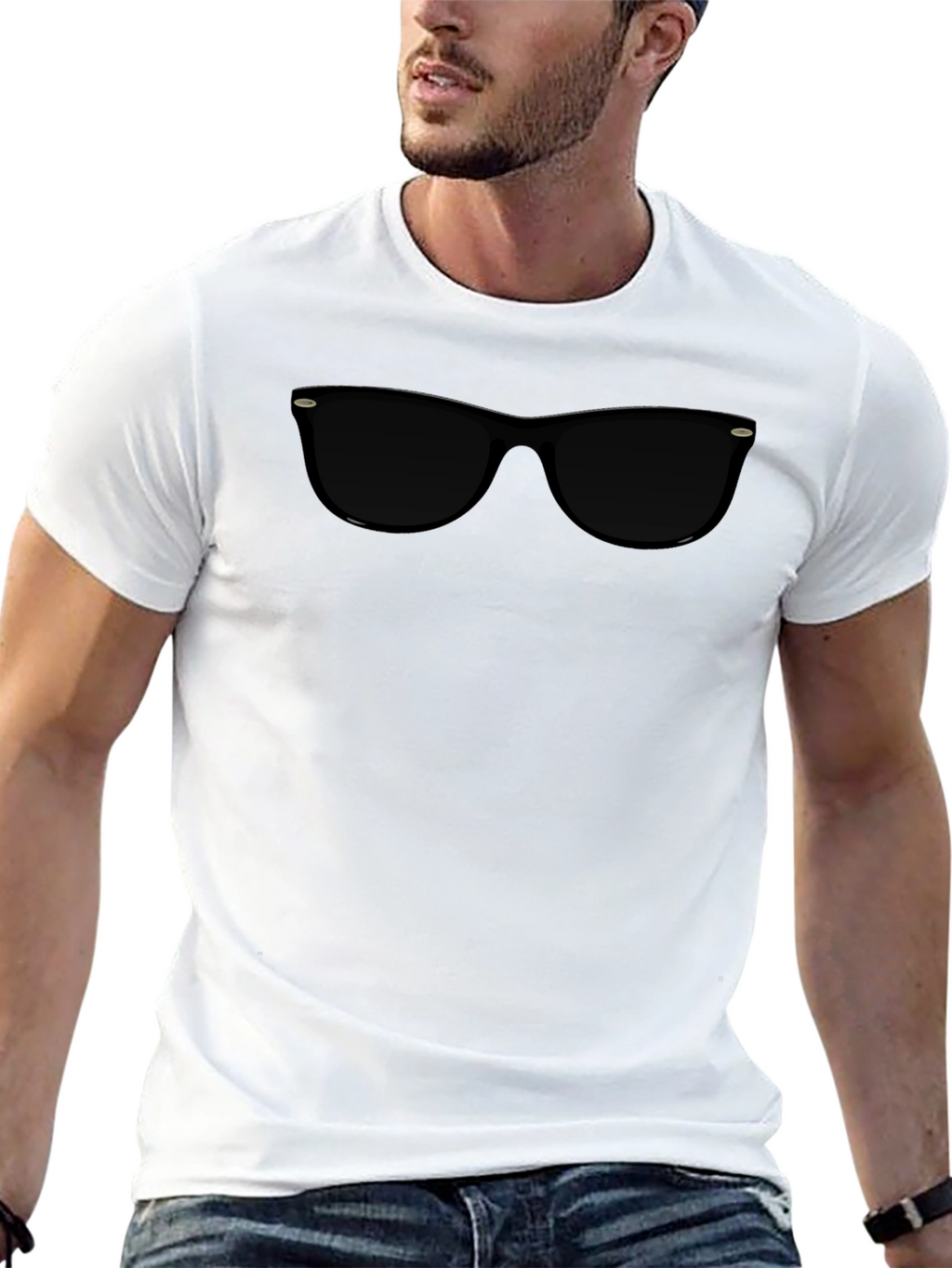 Cool Shades Graphic T-Shirt - Black