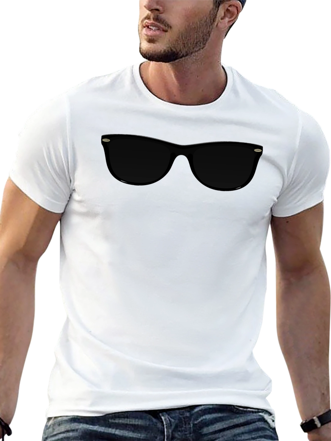 Cool Shades Graphic T-Shirt - Black