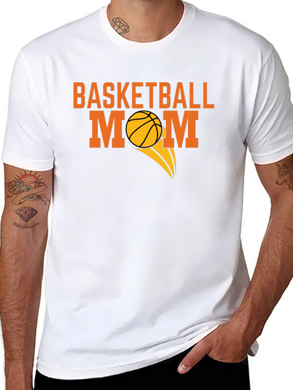 Basketball Mom Graphic T-Shirt