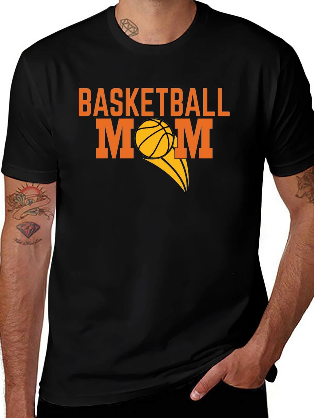 Basketball Mom Graphic T-Shirt