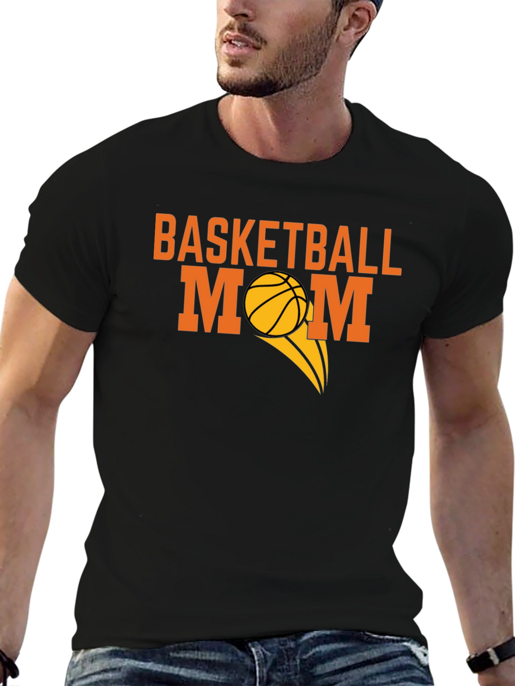 Basketball Mom Graphic T-Shirt