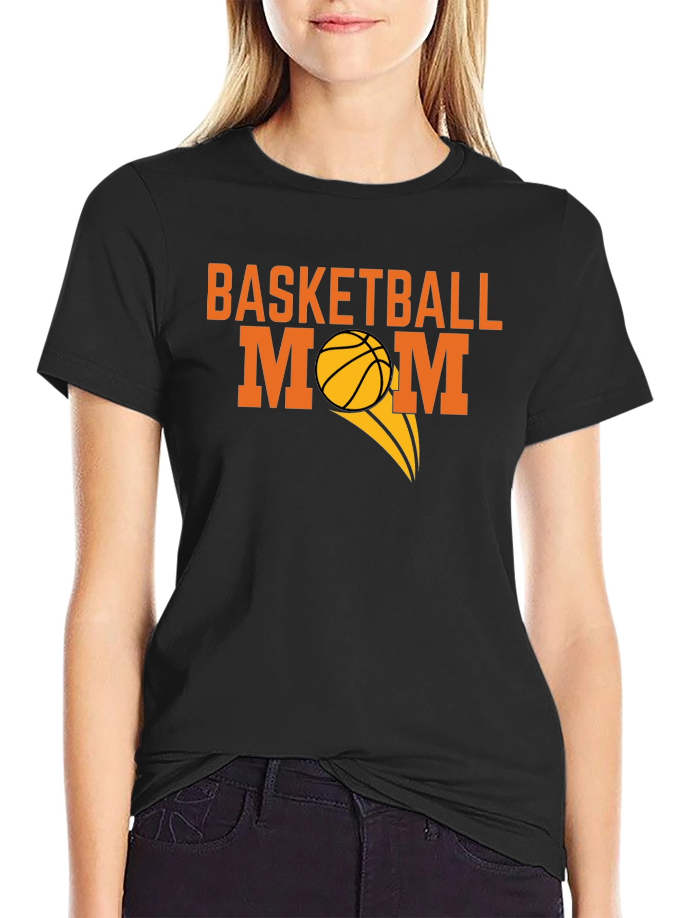 Basketball Mom Graphic T-Shirt