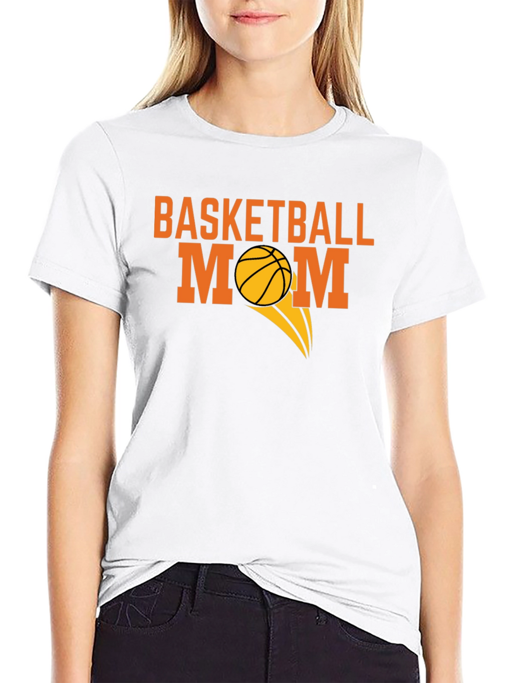 Basketball Mom Graphic T-Shirt