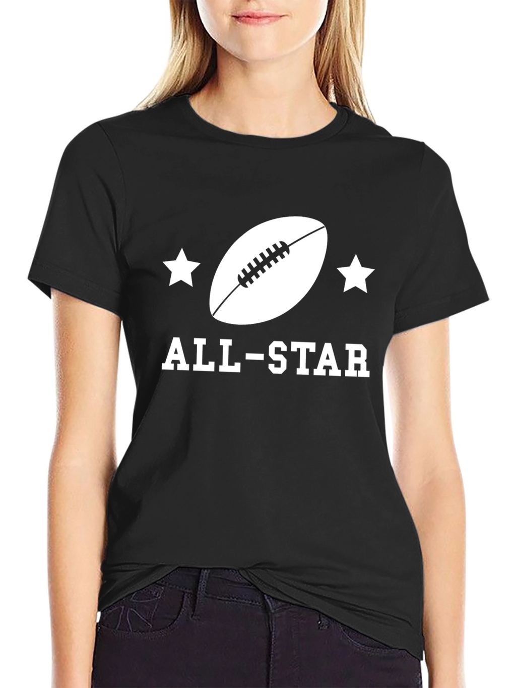 All-Star Football Graphic Tee - Sporty Style