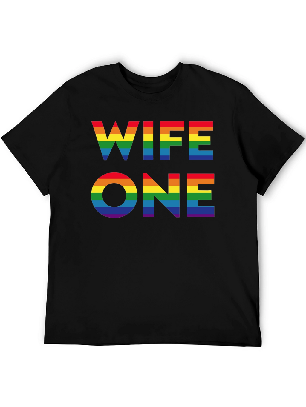 Wife One Rainbow LGBTQ Pride T-Shirt